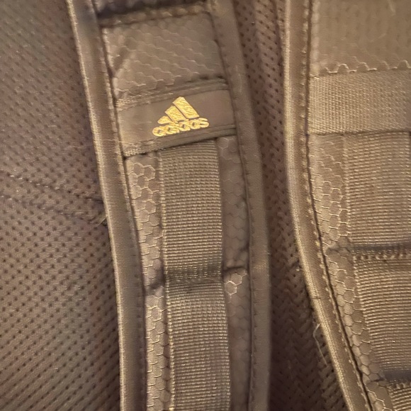 Adidas backpack. Black with gold hardware - Picture 6 of 10